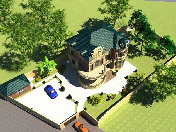 286 kv m 3 mərtəbəli yaşayış evi