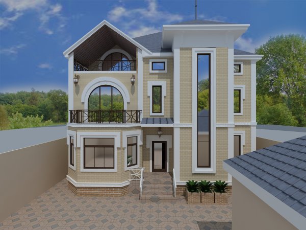 288 kv m 3 mərtəbəli yaşayış evi