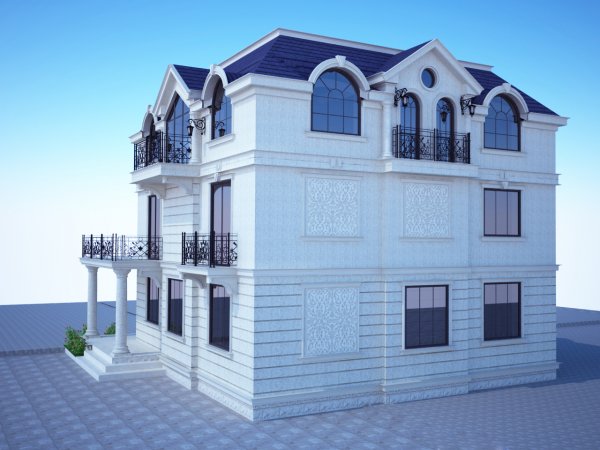 280 kv m 3 mərtəbəli yaşayış evi