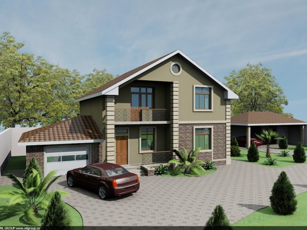 380 kv m mansard tipli yaşayış evi