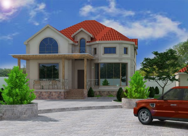 264 kv m mansard tipli yaşayış evi