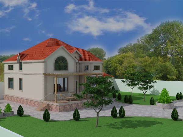 264 kv m mansard tipli yaşayış evi