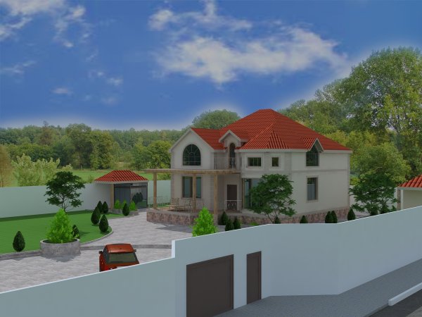 264 kv m mansard tipli yaşayış evi