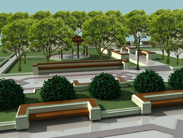 Parkın landşaft dizaynı