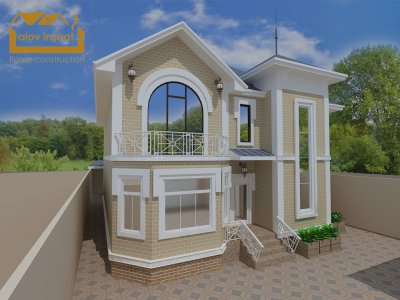 260 kv m mansard tipli yaşayış evi