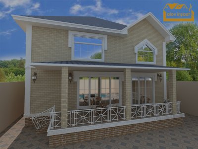 260 kv m mansard tipli yaşayış evi