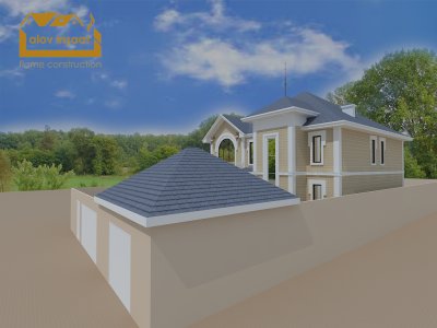 260 kv m mansard tipli yaşayış evi