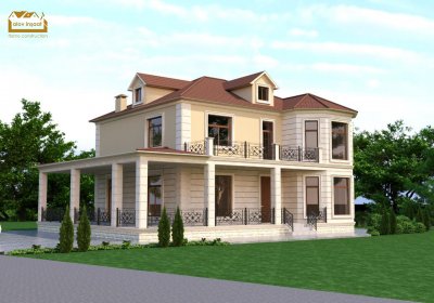 338 kv m 2 mərtəbəli yaşayış evi