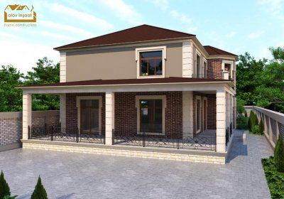 338 kv m 2 mərtəbəli yaşayış evi