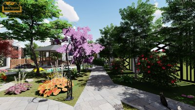 360 m2 2 mərtəbəli yaşayış evi