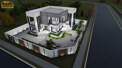 324 m2 2 mərtəbəli yaşayış evi