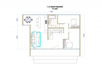 Mansard tipli yaşayış evi