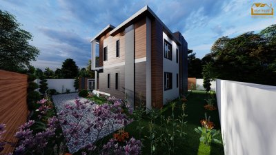 255.5 m2 2 mərtəbəli yaşayış evi