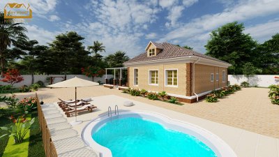 230 m2 1 mərtəbəli yaşayış evi