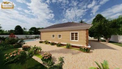 230 m2 1 mərtəbəli yaşayış evi
