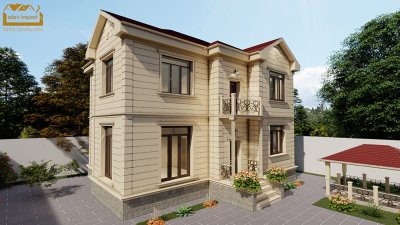 262 m2 2 mərtəbəli yaşayış evi