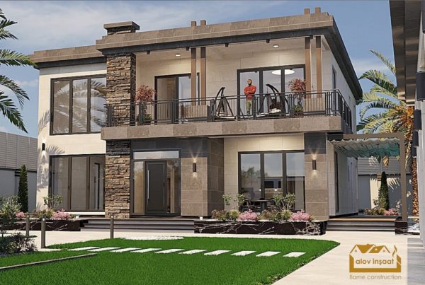 186 kv 2  sahəsi olan 2 mərtəbəli yaşayış binası